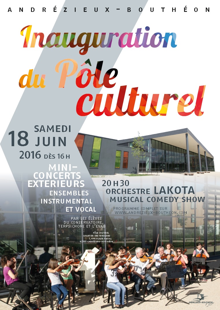 Participation de l'Ensemble Vocal à l'Inauguration du Pôle Culturel 2016-06-18